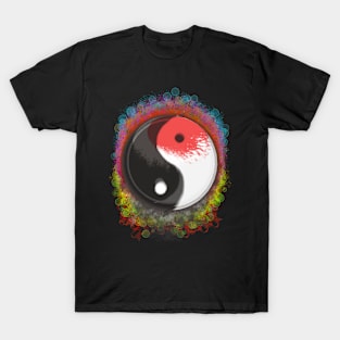 Yin Yang Art Design T-Shirt